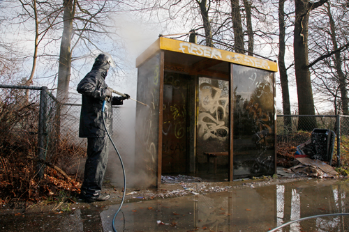 Service de nettoyage à pression de graffitis à Montréal - Lavage Pression Net à Morin Heights