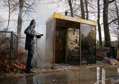 Nettoyage à haute pression de graffitis à Montréal - Lavage Pression Net à Morin Heights